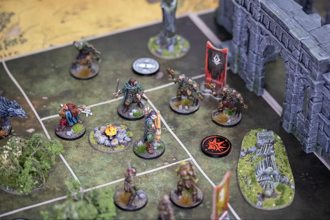 miniaturas pintadas de senhor dos aneis 