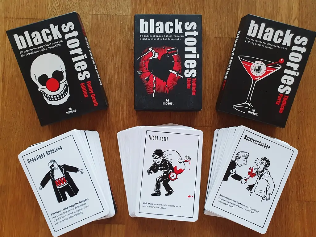 Black Stories, O Melhor Jogo Para Usar em Festa