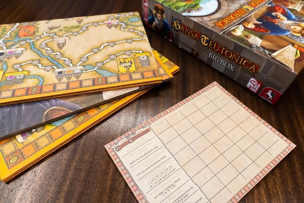 Hansa Teutonica:  Board Game Tão Bom Quanto Ticket to Ride